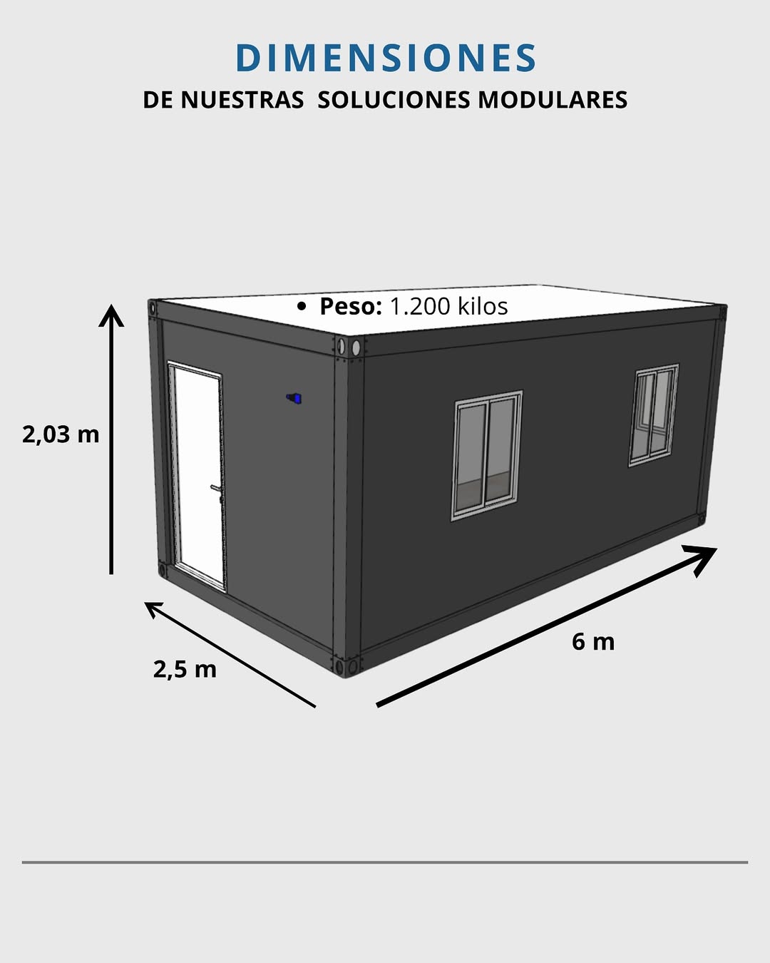 Soluciones modulares Tecnet - Módulos prefabricados versátiles para oficinas y espacios comerciales en Chile